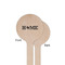 Home State Wooden 6" Stir Stick - Round - Single Sided - Front & Back