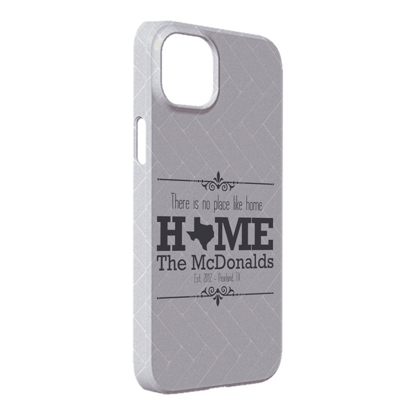 Custom Home State iPhone Case - Plastic - iPhone 14 Plus (Personalized)