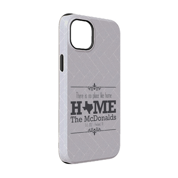 Custom Home State iPhone Case - Rubber Lined - iPhone 14 Pro (Personalized)