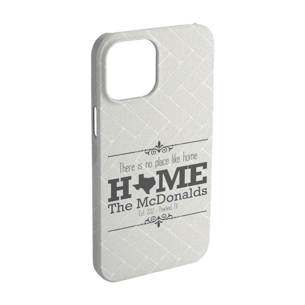 Custom Home State iPhone Case - Plastic - iPhone 15 (Personalized)