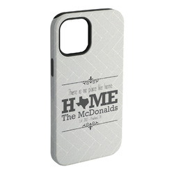 Home State iPhone Case - Rubber Lined - iPhone 15 Plus (Personalized)