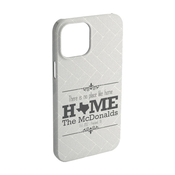 Custom Home State iPhone Case - Plastic - iPhone 15 Pro (Personalized)