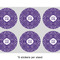 Lotus Flower 3" Multipurpose Round Labels - Sheet