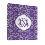 Lotus Flower 3 Ring Binder - Full Wrap - 1" (Personalized)