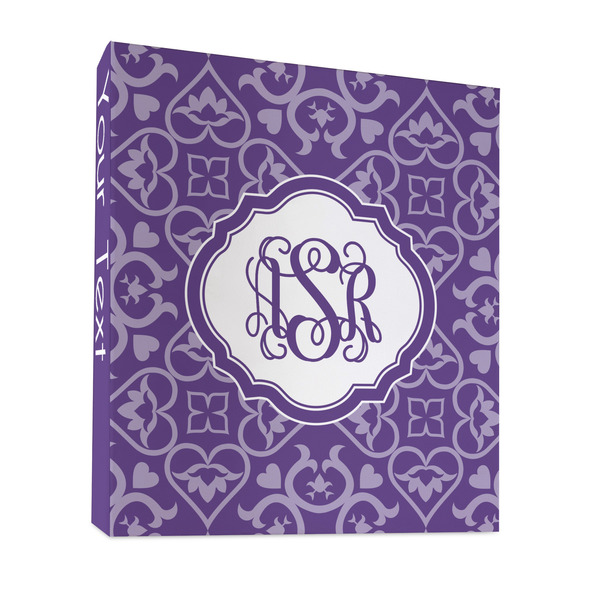 Custom Lotus Flower 3 Ring Binder - Full Wrap - 1" (Personalized)