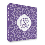 Lotus Flower 3 Ring Binder - Full Wrap - 2" (Personalized)