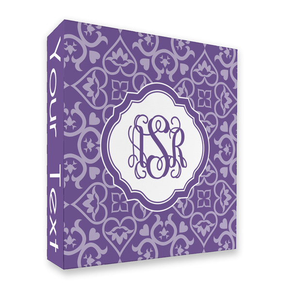 Custom Lotus Flower 3 Ring Binder - Full Wrap - 2" (Personalized)