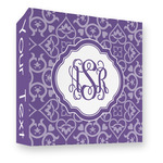 Lotus Flower 3 Ring Binder - Full Wrap - 3" (Personalized)