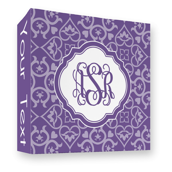 Custom Lotus Flower 3 Ring Binder - Full Wrap - 3" (Personalized)