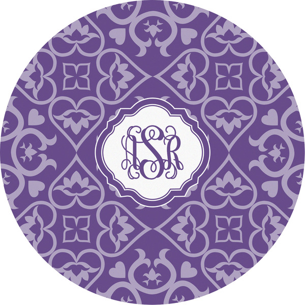 Custom Lotus Flower Multipurpose Round Labels - 5" (Personalized)