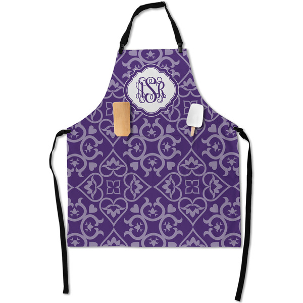 Custom Lotus Flower Apron With Pockets w/ Monogram