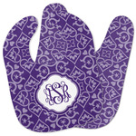 Lotus Flower Baby Bib w/ Monogram