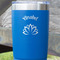 Lotus Flower Blue Polar Camel Tumbler - 20oz - Close Up