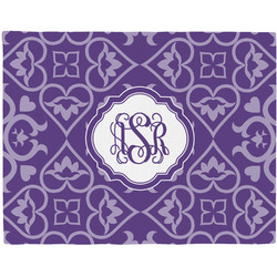 Lotus Flower Woven Fabric Placemat - Twill w/ Monogram