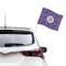 Lotus Flower Car Flag - Large - LIFESTYLE