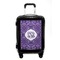 Lotus Flower Carry On Hard Shell Suitcase - Front