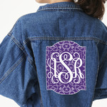 Lotus Flower Twill Iron On Patch - Custom Shape - 3XL (Personalized)