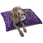 Lotus Flower Dog Bed - Large w/ Monogram