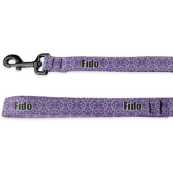 Lotus Flower Dog Leash - 6 ft (Personalized)