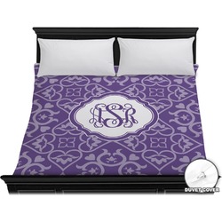 Lotus Flower Duvet Cover - King (Personalized)