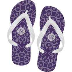 Lotus Flower Flip Flops - Small (Personalized)