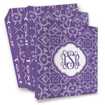 Lotus Flower 3 Ring Binder - Full Wrap (Personalized)