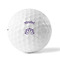 Lotus Flower Golf Balls - Titleist - Set of 3 - FRONT