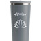 Lotus Flower Grey RTIC Everyday Tumbler - 28 oz. - Close Up