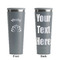 Lotus Flower Grey RTIC Everyday Tumbler - 28 oz. - Front and Back