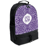 Lotus Flower Backpacks - Black (Personalized)