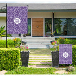 Lotus Flower Large Garden Flag - Single Sided (Personalized)