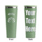 Lotus Flower Light Green RTIC Everyday Tumbler - 28 oz. - Front and Back