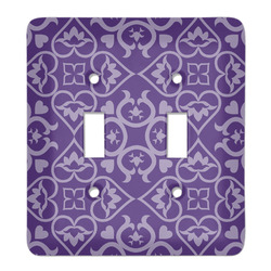Lotus Flower Light Switch Cover (2 Toggle Plate)