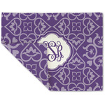 Lotus Flower Double-Sided Linen Placemat - Single w/ Monogram