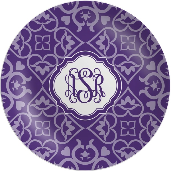 Custom Lotus Flower Melamine Plate (Personalized)