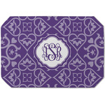 Lotus Flower Dining Table Mat - Octagon (Single-Sided) w/ Monogram