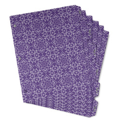 Lotus Flower Binder Tab Divider - Set of 6 (Personalized)