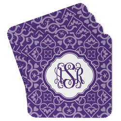 Lotus Flower Paper Coasters w/ Monograms