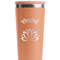 Lotus Flower Peach RTIC Everyday Tumbler - 28 oz. - Close Up