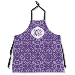 Lotus Flower Apron Without Pockets w/ Monogram