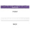 Lotus Flower Plastic Ruler - 12" - APPROVAL