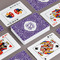 Lotus Flower Playing Cards - Front & Back View