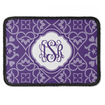 Lotus Flower Iron On Rectangle Patch w/ Monogram