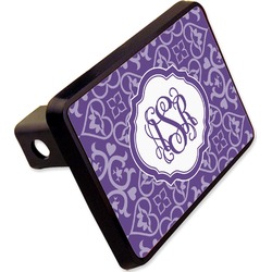 Lotus Flower Rectangular Trailer Hitch Cover - 2" (Personalized)