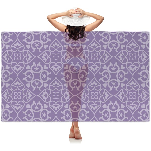 Custom Lotus Flower Sheer Sarong