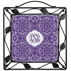 Lotus Flower Square Trivet (Personalized)