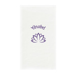 Lotus Flower Guest Paper Towels - Full Color - Standard (Personalized)