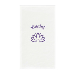 Lotus Flower Guest Paper Towels - Full Color - Standard (Personalized)