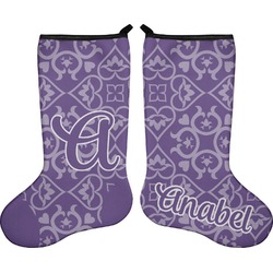 Lotus Flower Holiday Stocking - Double-Sided - Neoprene (Personalized)
