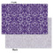 Lotus Flower Tissue Paper - Heavyweight - Small - Front & Back